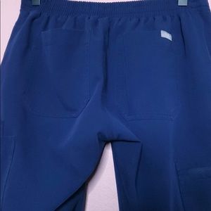 FIGS Yola Skinny Scrub Pants in Navy Blue